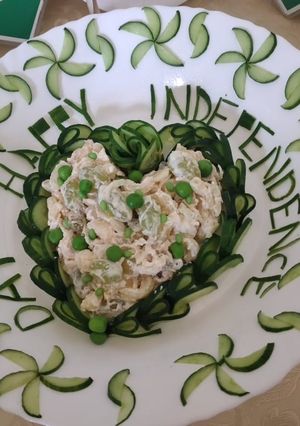 A picture of Russian Salad.