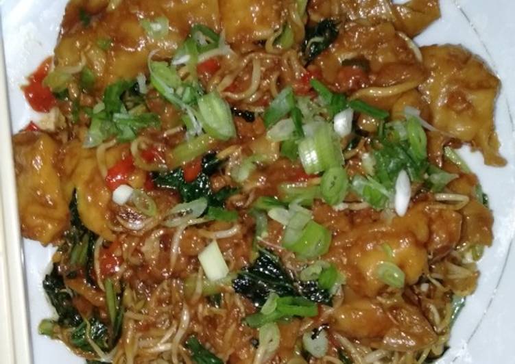 Pangsit goreng ala lek gino (ini ala saya)