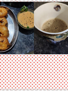 மொறு மொறு உளுந்து வடை & இஞ்சி டீ செய்முறை முக்கிய புகைப்படம்