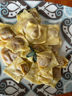 Foto di Tortelli di zucca mantovani con burro e salvia