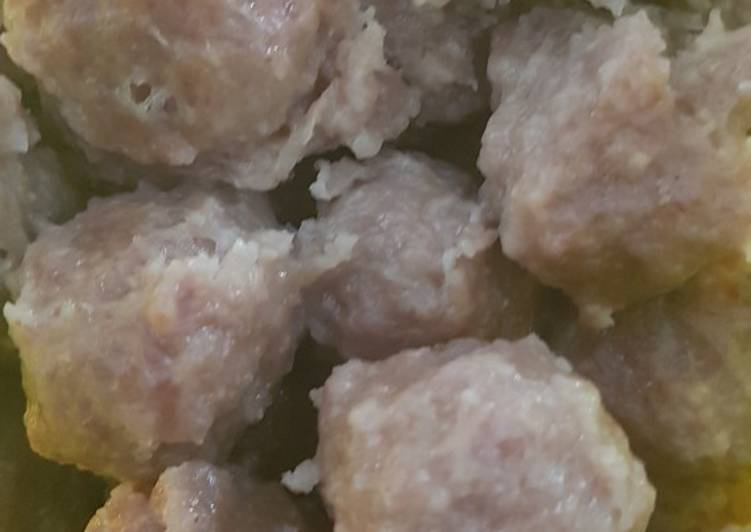 Bakso daging sapi kenyal