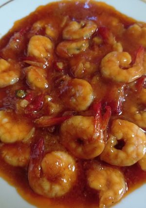 Foto resep Udang Saus Tiram