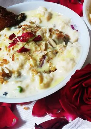 A picture of Double's Shahi Rabdi.
