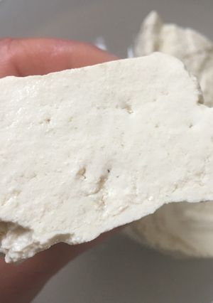 Hình của món Đậu phụ làm từ dấm và muối.