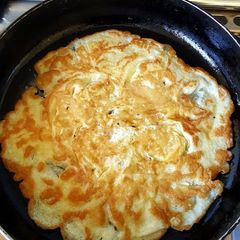 A picture of Chili Fried Eggs.
