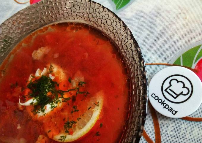 Сборная мясная солянка с томатной пастой – пошаговый рецепт приготовления с фото