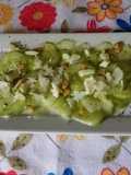 Carpaccio de pepino
