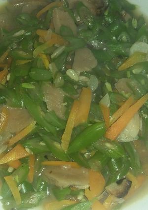 Foto resep Oseng buncis wortel bakso