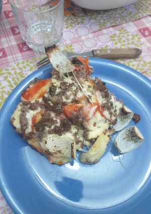 Una foto de Pizza de papas 2 opciones