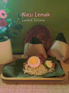 Gambar Nasi Lemak Sambal Sotong