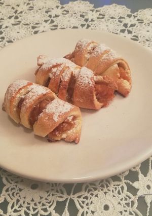 Almás kiflik recept fotója