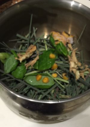Una foto de Infusión para Calentar el Alma(limoncillo-albahaca)