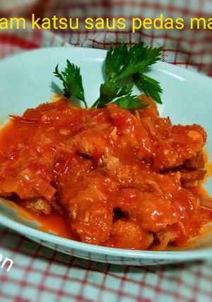 Foto resep Ayam katsu saus pedas manis