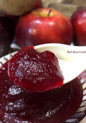 A picture of Beetroot Apple Jam – Vegetable Fruit Relish.