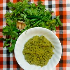 A picture of Simple and Tasty Bottlegourd Peel Chutney.