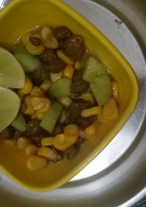 A picture of Sweet corn with gram.