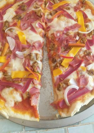 Una foto de Pizza fácil!¡