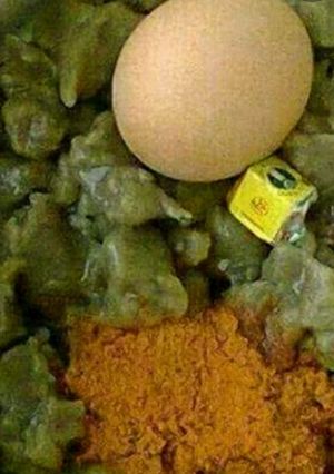 A picture of Dan wake (beans dumpling) #borno state.