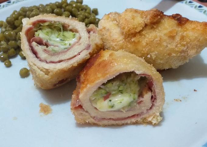 Involtini di pollo filanti