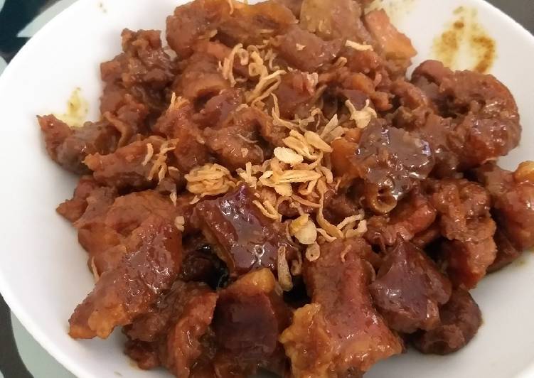 Tumis campur daging sapi