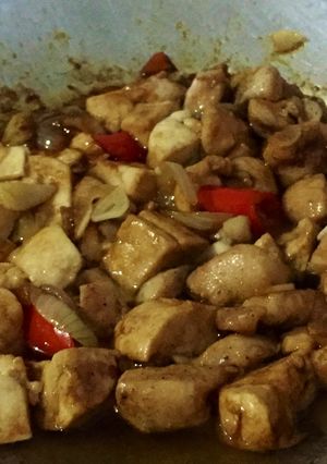 Foto resep Oseng Ayam Tahu