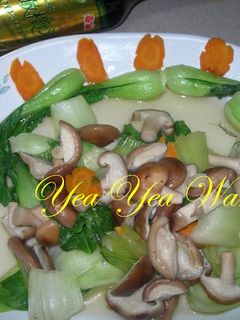 清江菜炒鮮菇 的食譜成品照片