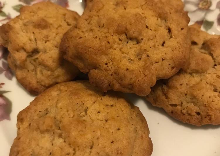 Recipe of Homemade Peanut Butter Oatmeal Cookies