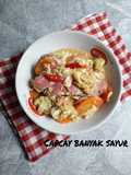 Capcay banyak sayur