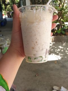 Hình của món Sữa tươi topping.