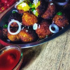 Potato Cheese Balls A picture of Potato Cheese Balls.