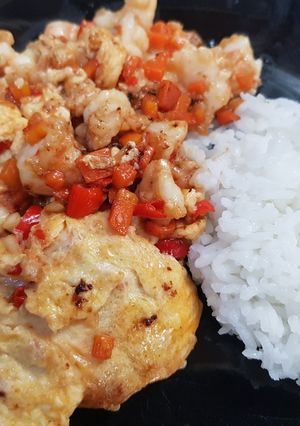 รูปของ ข้าว ไข่ข้นกุ้ง
