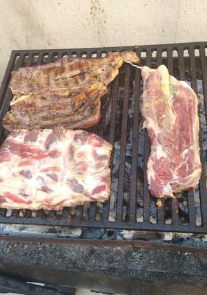 Una foto de Carne asada