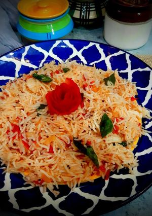 A picture of Tomato rice.