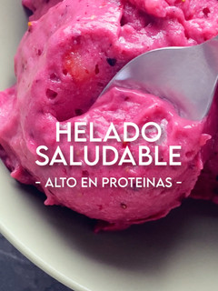 Una foto de Helado saludable