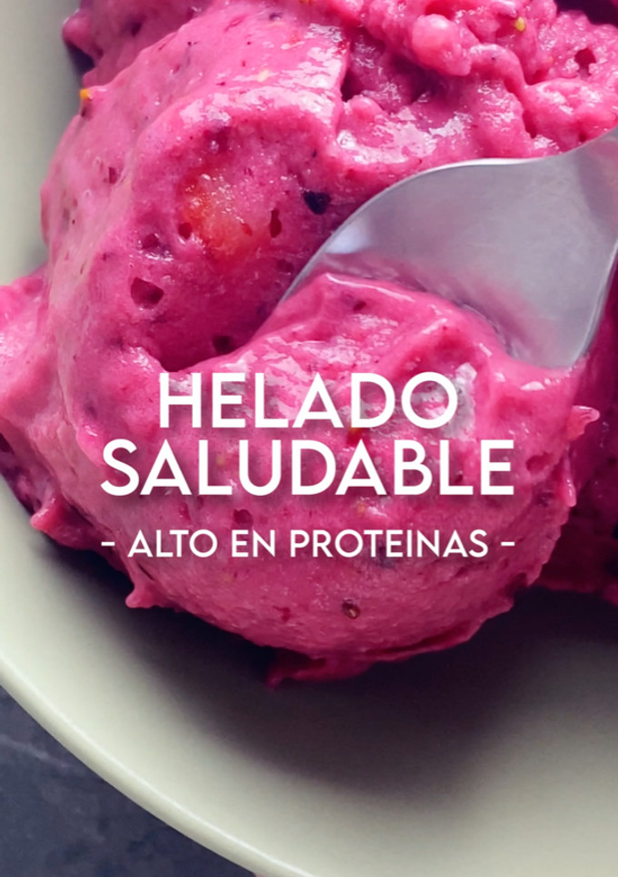 Una foto de Helado saludable