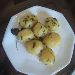 A picture of Buttered Coriander potatoes.