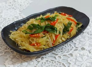 Foto resep Tumis Pepaya Daun Melinjo