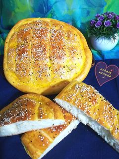 عکسی از دستور نان پیده الهام پز