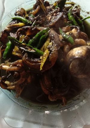 Foto resep Oseng cumi hitam