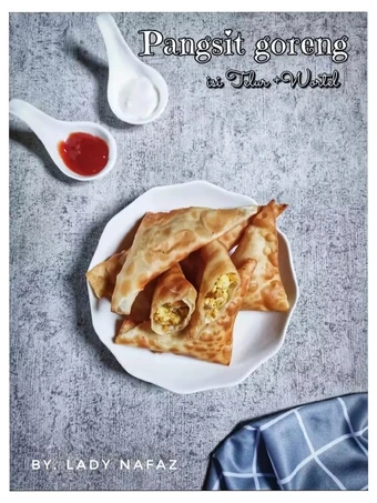 Cara Simple Menyiapkan Resep  Pangsit goreng isi telur+Wortel yang Sempurna, Bikin Ketagihan