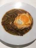 Guiso de tagarninas con huevo