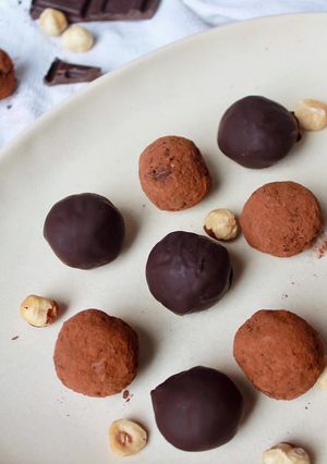 Una foto de Trufas sin azúcar