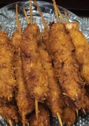 A picture of 5 Ingredient Chicken crispy sticks.