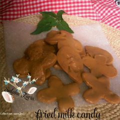 A picture of #ILOKAR MADARAR GARI(Boiled milk candy).