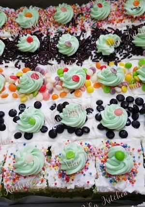 Foto resep Cake potong pandan