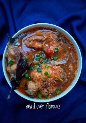 A picture of Catfish peppersoup.