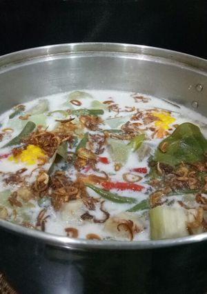 Foto resep Sayur lodeh udang petai pedas