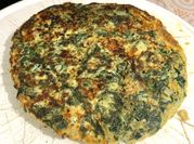 Una foto de tortilla de acelga
