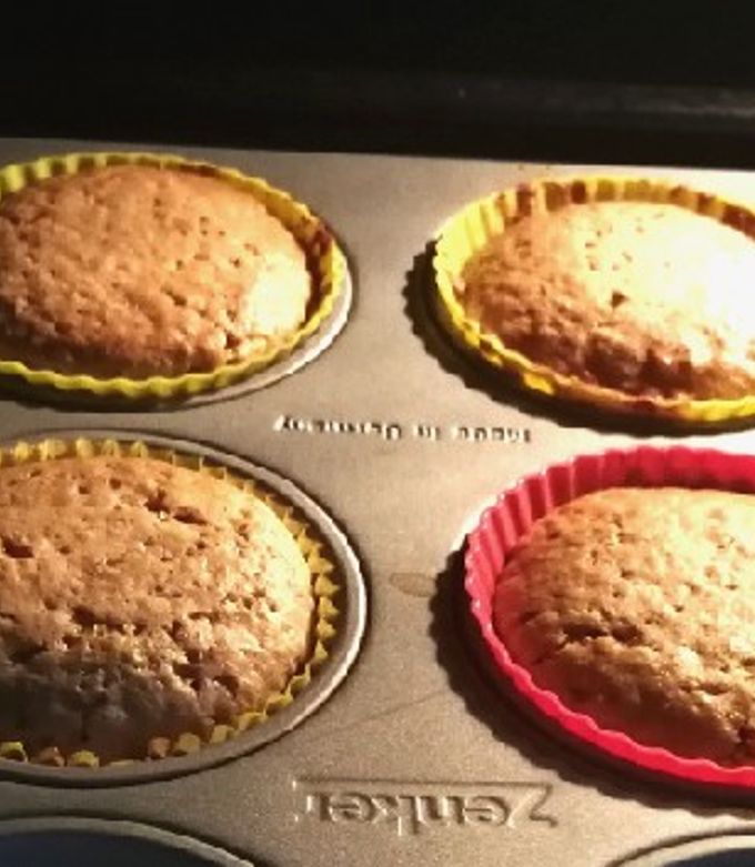 Foto principal de Muffins con licor de anís y copos de avena