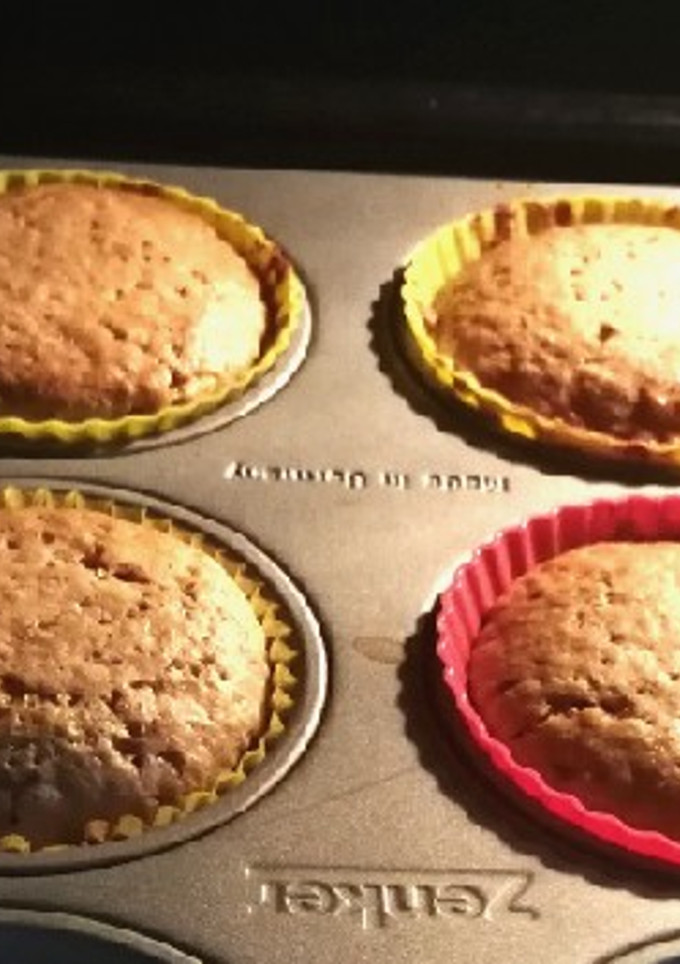 Una foto de Muffins con licor de anís y copos de avena